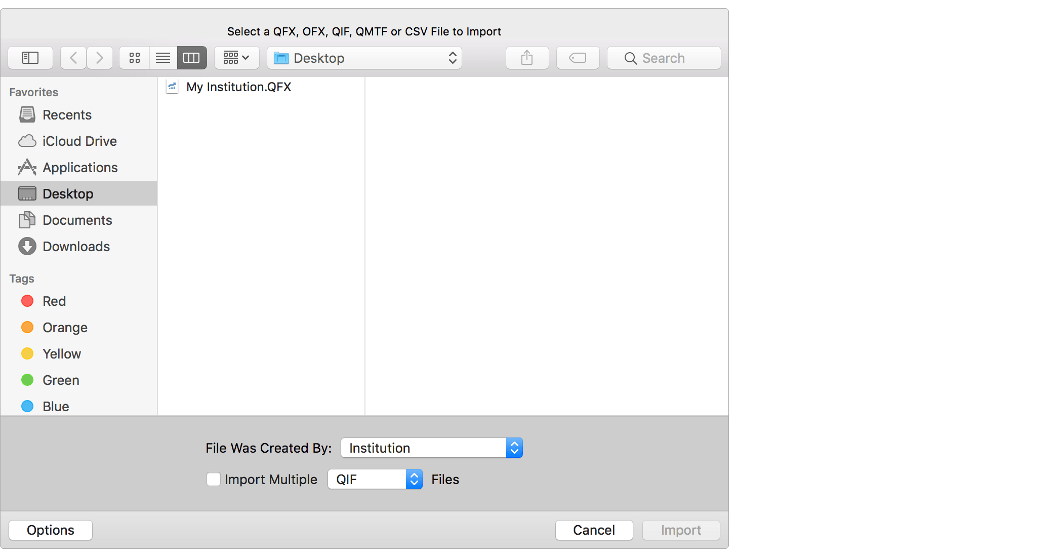 how to import csv data to quicken qif file